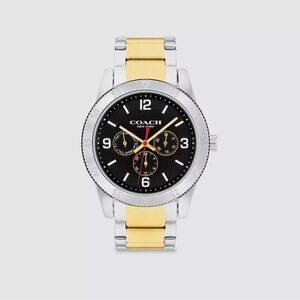 Coach Men's Casey Watch, 42 mm, Style # C9570 (Two Tone Stainless)